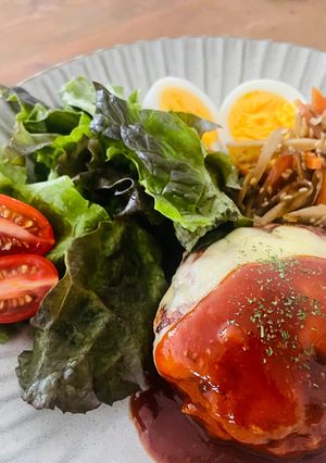 お弁当にも⭐︎肉肉しい豆腐ハンバーグ-レシピのメイン写真