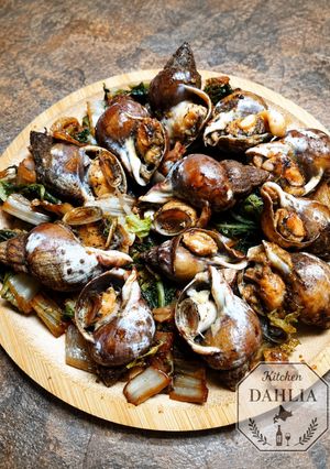 【北海道🦊】白菜と磯つぶのバター醤油炒め🐚炉端風-レシピのメイン写真