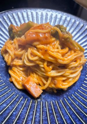 レトルトで簡単トマトクリームパスタ-レシピのメイン写真