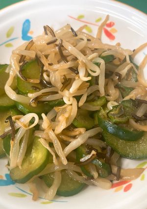 ≪学校給食≫野菜の塩昆布和え-レシピのメイン写真