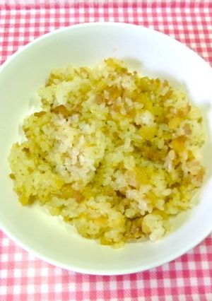 栗そぼろごはん・保育園給食-レシピのメイン写真