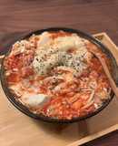 えのきと豆腐のチーズリゾット風