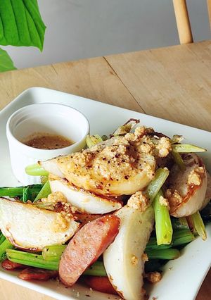 焦がしカブソテー&ソーセージのデパ地下風-レシピのメイン写真