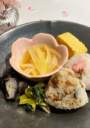 だしがら佃煮と花わさびの混ぜご飯-レシピのメイン写真