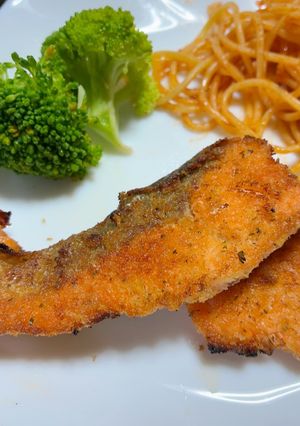 揚げずに簡単★美味!サーモンのパン粉焼き-レシピのメイン写真