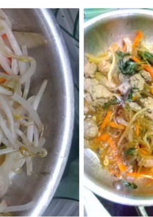 ほっとく春雨を作りながら蒸ししゃぶを作れます。-レシピのメイン写真