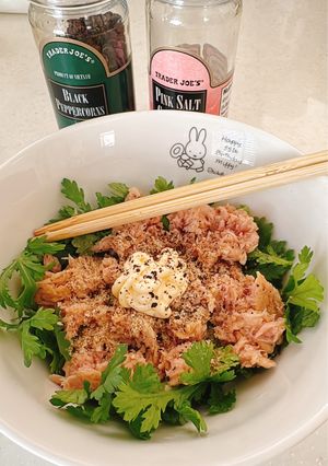生春菊の穂先だけ使った贅沢サラダ-レシピのメイン写真