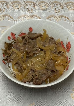 ズボラ牛丼-レシピのメイン写真
