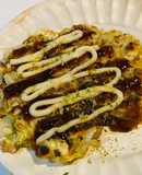 全粒粉のお好み焼き