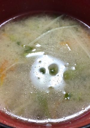 水菜と野菜の細切り豚汁-レシピのメイン写真
