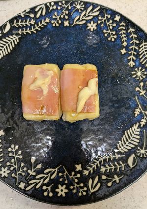 お餅とチーズ🍕とベーコン🥓のピザ-レシピのメイン写真