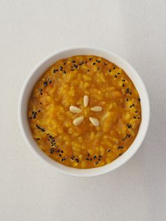 おかゆメーカーで簡単調理!かぼちゃ粥-レシピのメイン写真