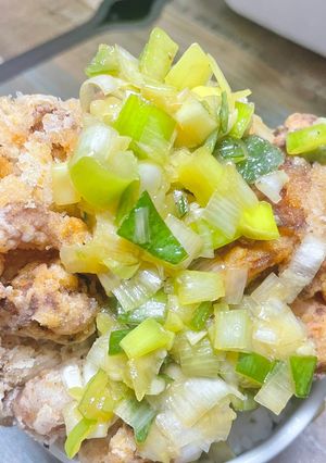 本格ネギ塩ダレ　ザクザク竜田チキン🍗-レシピのメイン写真
