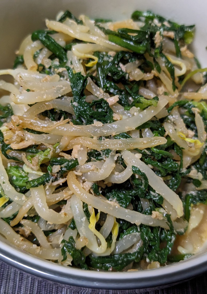 春菊ともやしとツナの中華風サラダ-レシピのメイン写真