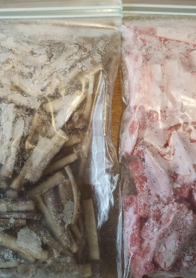 梨湖のお雑煮用冷凍にんじんゴボウ！-レシピのメイン写真