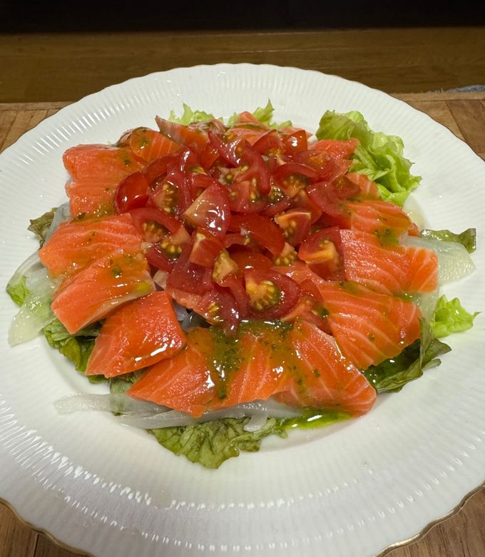 サーモンのカルパッチョ by Yuki Hayashi 【クックパッド】 簡単