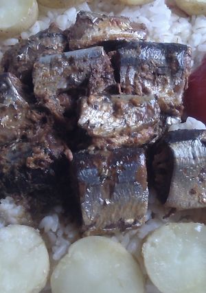 土鍋炊きでカフェ丼V9〜サンマの煮付け＋ポテト-レシピのメイン写真