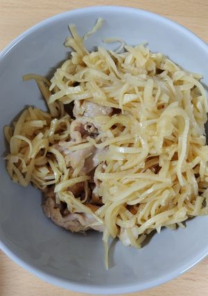 メンマの代用！中華風大根の皮炒め-レシピのメイン写真