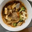 肉無豆腐コク旨クリーミー梅トマト味野菜炒