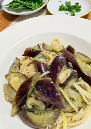 アンチョビ&トロ茄子🍆のぺぺロンチーノパスタ🎵-レシピのメイン写真