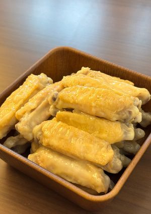 チーズとメープルで作る手羽中のトロッと煮-レシピのメイン写真