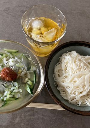 夏バテ解消腸活⭐︎最強やみつきそうめん-レシピのメイン写真