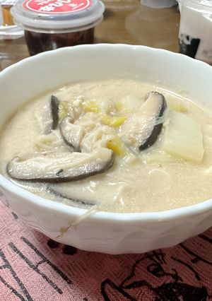 豚肉と白菜の豆乳チゲスープ-レシピのメイン写真