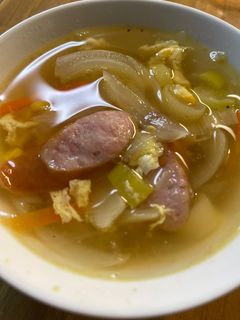 野菜たっぷり卵コンソメスープ-レシピのメイン写真
