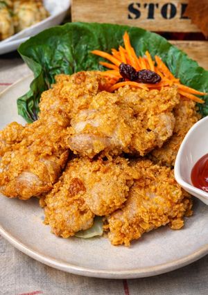 ザクザク🐓コーンフレーク揚げ-レシピのメイン写真