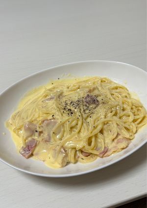 濃厚カルボナーラ-レシピのメイン写真