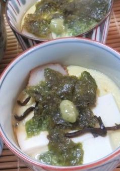 冷やして美味しい♪ 豆腐と海苔の茶碗蒸し-レシピのメイン写真
