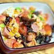 きくらげトマト玉子炒め・ソーセージ入り