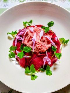 簡単ランチ!紅くるり大根とネギトロ丼-レシピのメイン写真