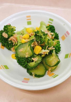 グリーンサラダ☆給食メニュー-レシピのメイン写真