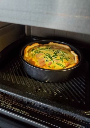 ピザ生地でキッシュ-レシピのメイン写真