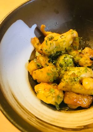鶏皮のしょう油焼き-レシピのメイン写真