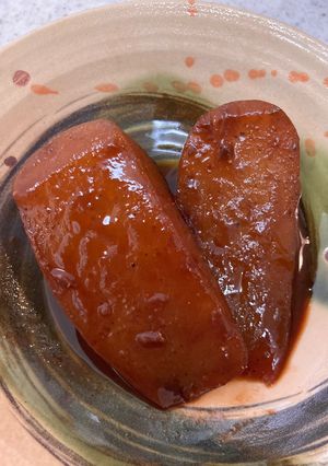 こんにゃくの赤味噌煮♪-レシピのメイン写真