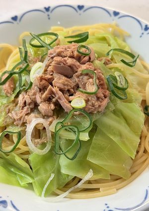 ツナとキャベツの和風パスタ-レシピのメイン写真