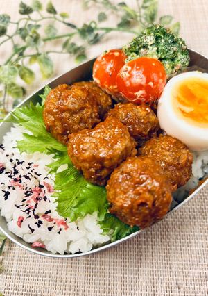 ミートボール弁当-レシピのメイン写真