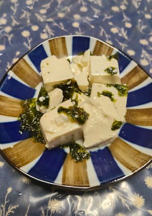 豆腐と韓国海苔のごま油和え-レシピのメイン写真