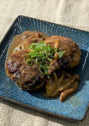 きのこあんかけの和風ハンバーグ-レシピのメイン写真