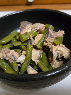 いんげんと鯖缶の煮物-レシピのメイン写真