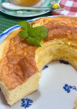 スフレ風♪ふわふわレモンケーキ-レシピのメイン写真