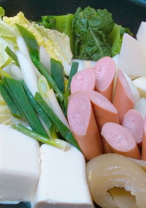 マンバ入り牛乳味噌鍋-レシピのメイン写真
