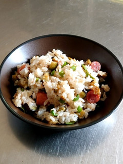 茄子とピーマンとソーセージの炒飯-レシピのメイン写真