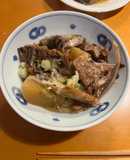 ぶりのあらでぶり大根(圧力鍋使用)
