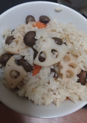 むかごご飯その3-レシピのメイン写真