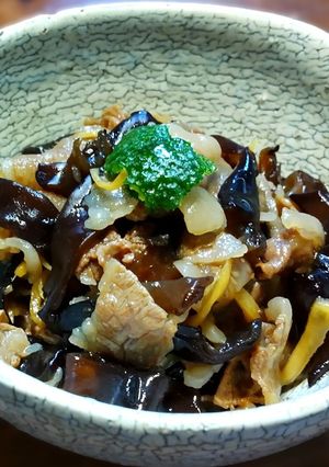生きくらげと牛肉の佃煮-レシピのメイン写真