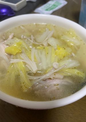 鶏肉と白菜のスープ-レシピのメイン写真