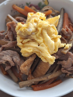 『きんぴらごぼう☆リメイク丼』-レシピのメイン写真
